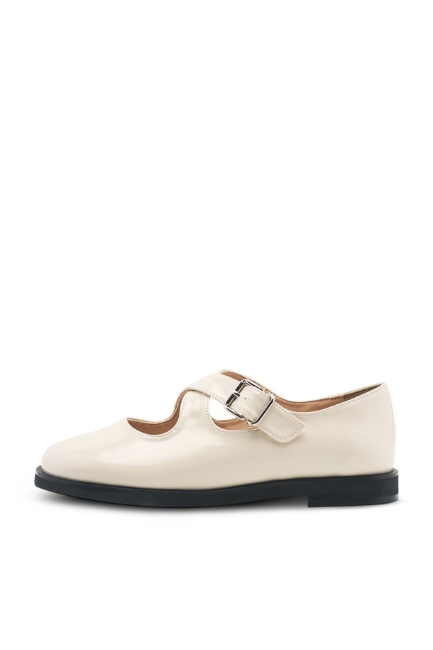 SPUR - 플랫 - Cross Strap Ballerina Flat -US8044 (2color)