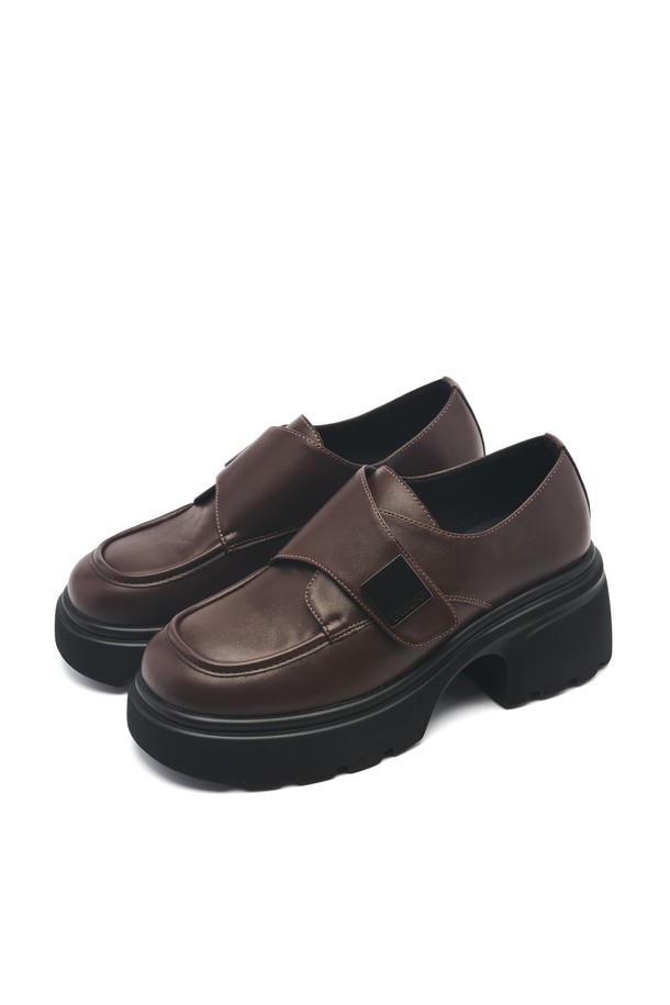 SPUR - 로퍼 - Monk Strape Flatform Loafer -UA9029 (2color)