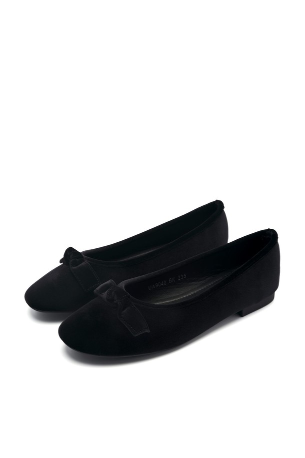 SPUR - 플랫 - Odd Bow Ribbon Flat -UA9040 (2color)