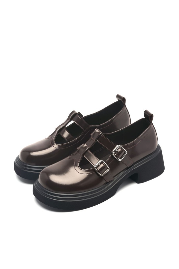 SPUR - 로퍼 - Chaplin MaryJane Flatform Loafer -UA9042 (3color)