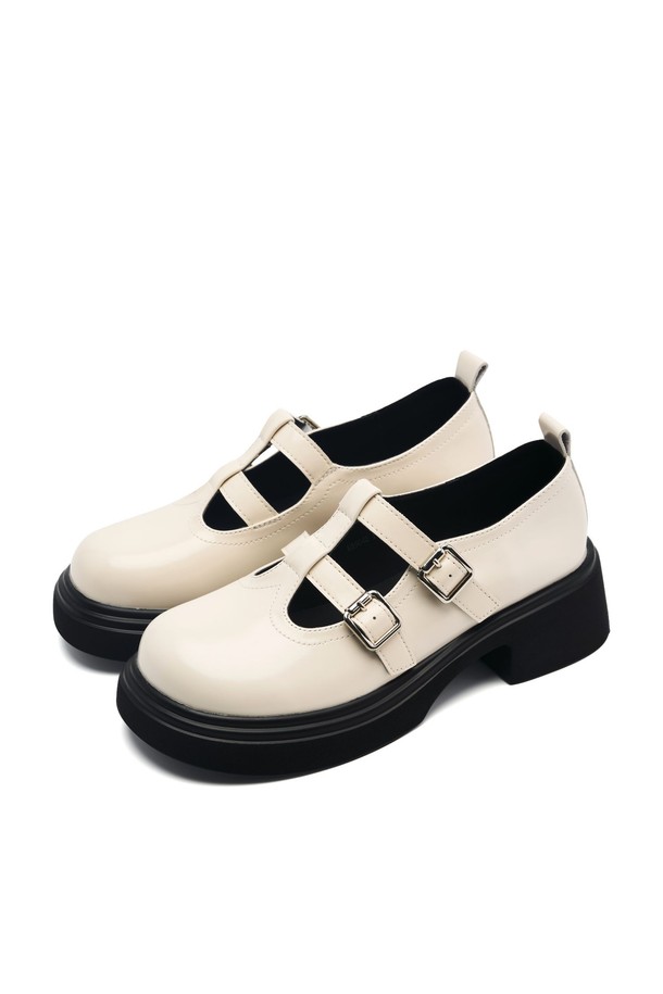 SPUR - 로퍼 - Chaplin MaryJane Flatform Loafer -UA9042 (3color)