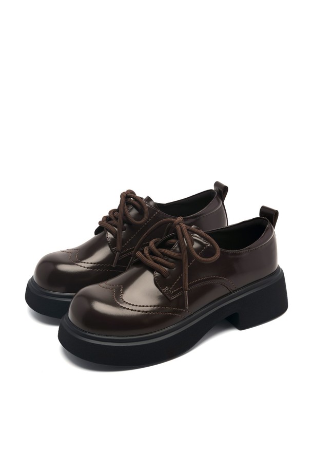 SPUR - 로퍼 - Chaplin Oxford Flatform Loafer -UA9043 (2color)