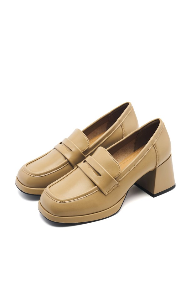 SPUR - 로퍼 - Rame Middle Heel Loafer -UA9045 (2color)