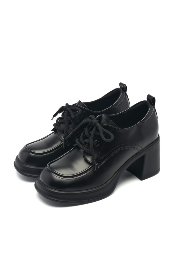 SPUR - 로퍼 - Rame Race-Up Heel Loafer -UA9048 (2color)