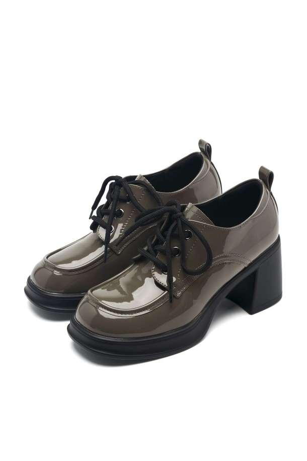 SPUR - 로퍼 - Rame Race-Up Heel Loafer -UA9048 (2color)