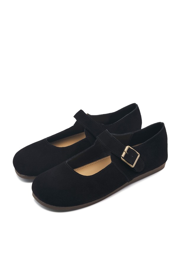 SPUR - 플랫 - Bleubon Cow Suede Maryjane Flat -UA9076 (4color)