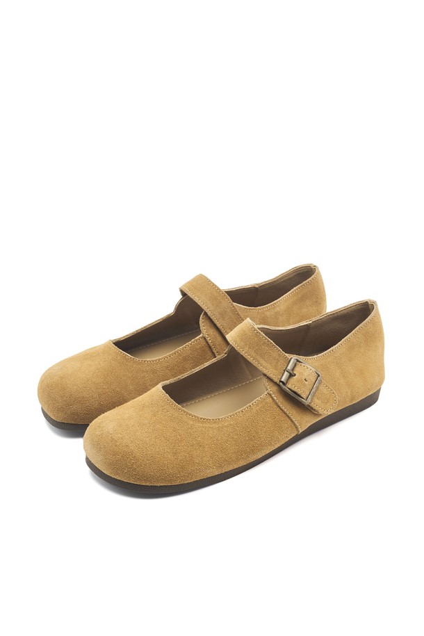 SPUR - 플랫 - Bleubon Cow Suede Maryjane Flat -UA9076 (4color)