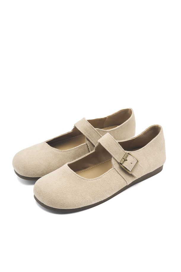 SPUR - 플랫 - Bleubon Cow Suede Maryjane Flat -UA9076 (4color)