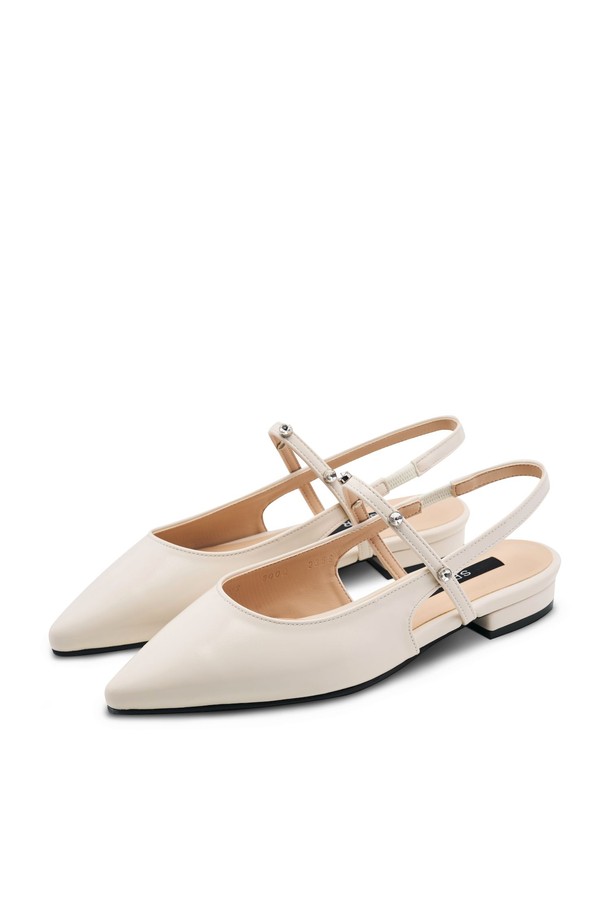 SPUR - 슬리퍼/뮬 - Classy Jewel Strap Slingback -US8002 (3color)