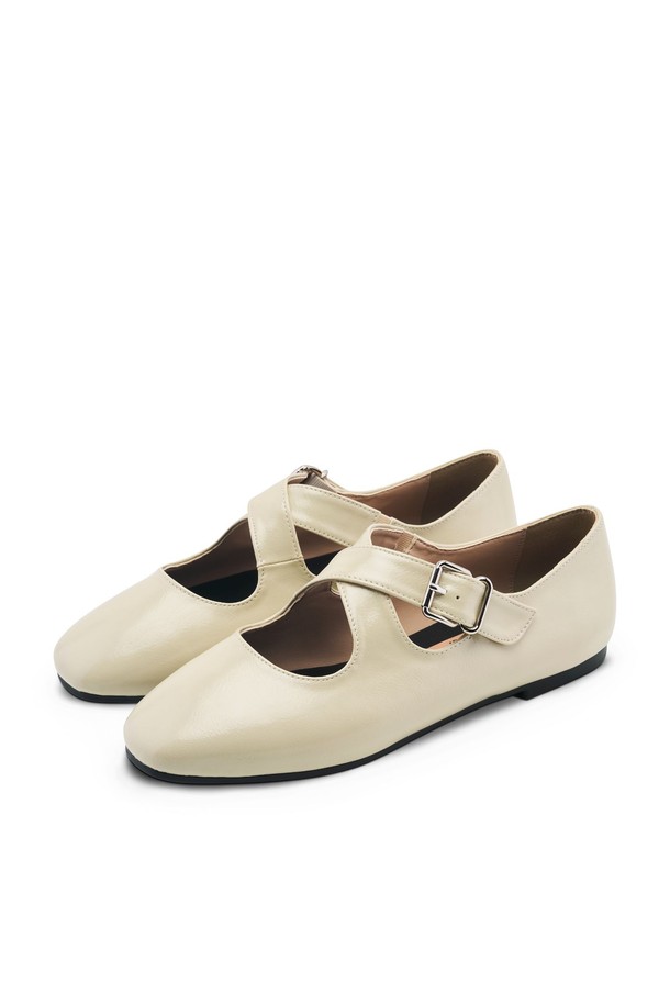 SPUR - 플랫 - Cross Ballet Toe Flat -US8003 (4color)