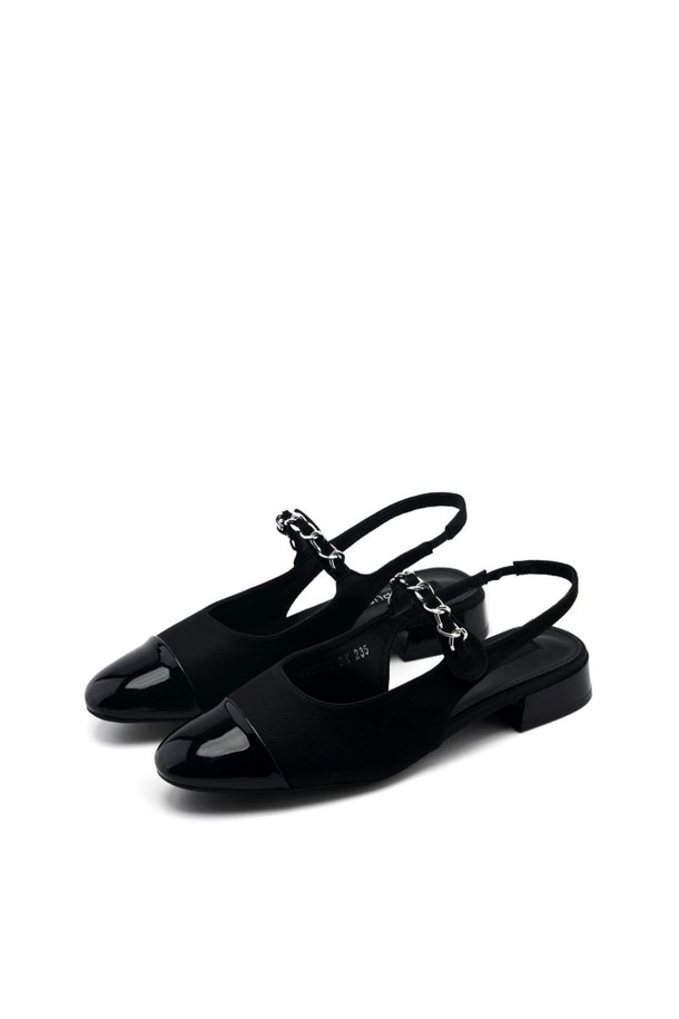 SPUR - 슬리퍼/뮬 - Chain Strap Slingback -US9036 (3color)