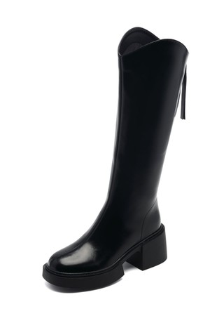 Slouchy Flatform Long Boot -UA9056 (2color)