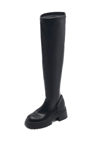 Slouchy Flatform Cy High Long Boot -UA9057 (2color)