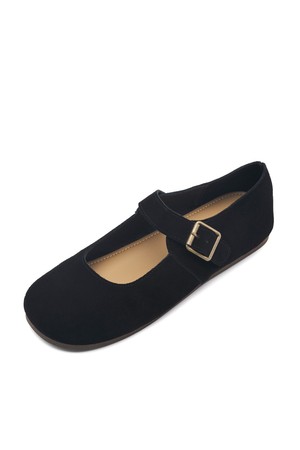 Bleubon Cow Suede Maryjane Flat -UA9076 (4color)