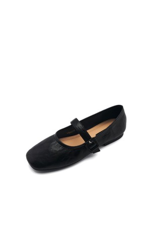 Crimp Buckle Maryjane Flat -US9025 (3color)