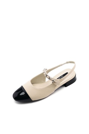 Chain Strap Slingback -US9036 (3color)