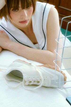 Cob Racer Leather 스니커즈 3cm -VS7073 (2color)