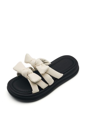 [인플루언서 PICK] Goa Double Bow Softly 리본 샌들 -VS9053 (5color)