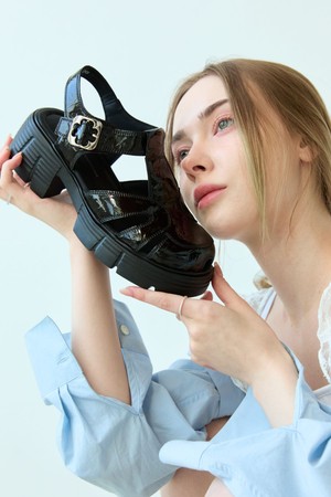 Neo Bit Cow Leather Flatform 샌들 6cm -VS9091 (2color)