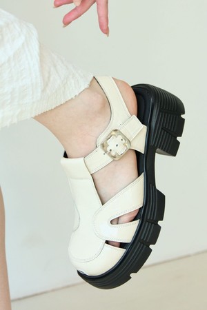 Neo Bit Cow Leather Flatform 샌들 6cm -VS9091 (2color)