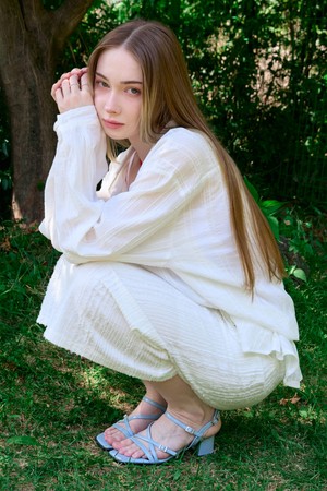 Cathy Multi Buckle 힐 샌들 5cm -VS8077 (3color)