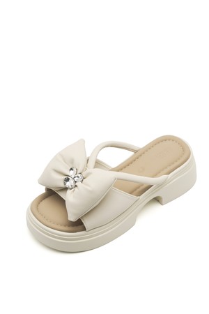 Roa Big Bow Softly Flatform 샌들 5cm -VS9055 (2color)