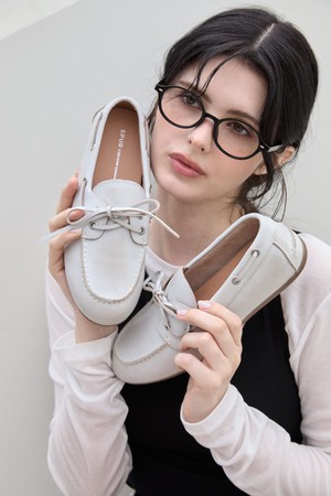 Saint Round Boat Loafer 보트슈즈 로퍼 1cm -VS9021 (2color)