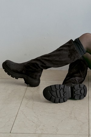 Cecile Minimal Span Long Boots 롱 부츠 5CM -VA9062 (2color)