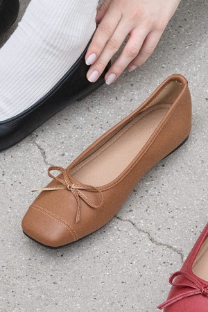 Rave 리본 플랫슈즈 1.5cm -UA9037 (4color)