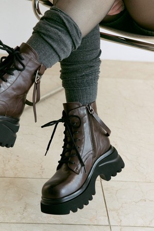 Ligne Walker Boots 소가죽 워커 부츠 7.5cm -PM3022 (2color)