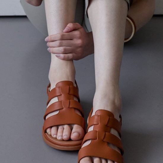 Oasis Gladiator Padded Sandal 소가죽 글레디에이터 샌들 3.2cm -WS7046 (3color)