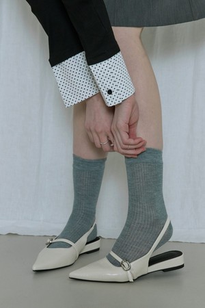 Cathay MJ Slingback Pumps 슬링백 펌프스 3.5cm -WS9005 (2color)