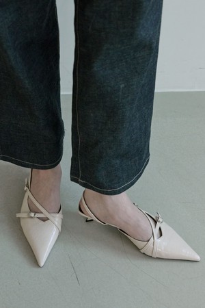 Cathay MJ Slingback Pumps 슬링백 펌프스 5cm -WS9006 (3color)