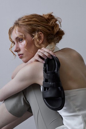 Oasis Gladiator Padded Sandal 소가죽 글레디에이터 샌들 3.2cm -WS7046 (3color)