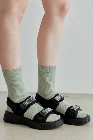 Vench BK Cristal Flatform Sandal 플랫폼 샌들 5cm -US9054BK