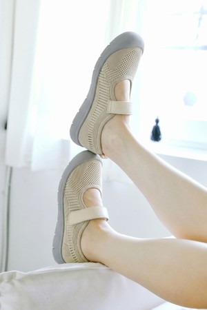 Cathy Knitted Mesh MJ Sneakers 스니커즈 3.5cm -VS9090 (3color)