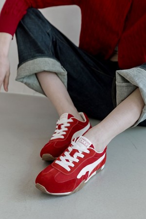 Tide Real Leather Softly Sneakers 소가죽 스니커즈 2.5cm -WS9048 (2color)