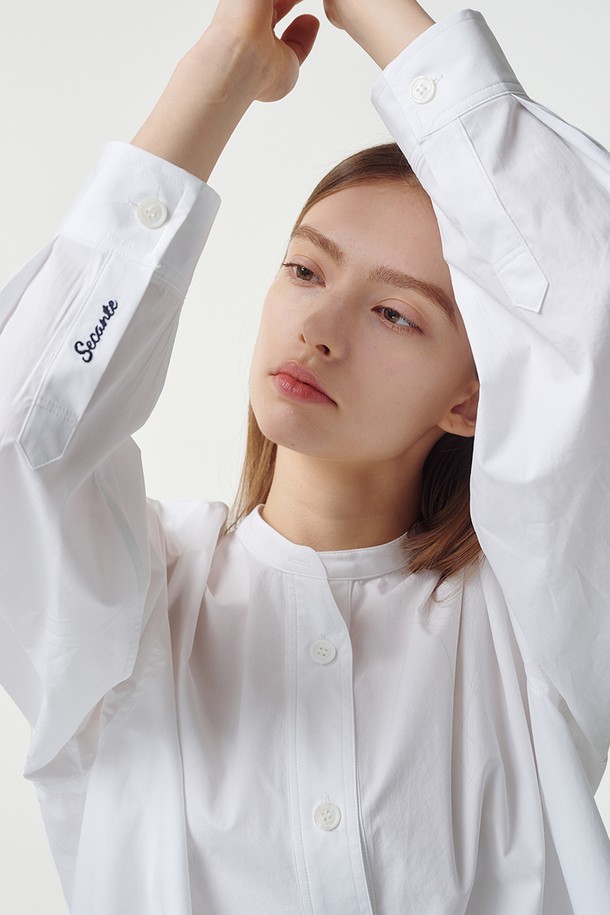 STUDIO SÉCANTE - 셔츠 - LUNA Shirt (White Moon)