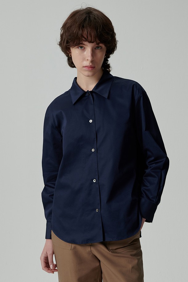 STUDIO SÉCANTE - 셔츠 - TAIRA Shirt (Dark Sapphire)