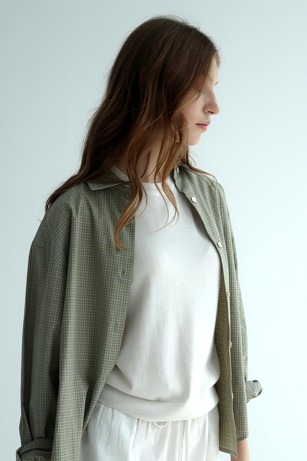 STUDIO SÉCANTE - 셔츠 - LATONE Shirt (Flore Green)