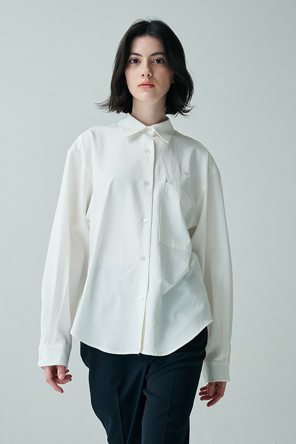 STUDIO SÉCANTE - 셔츠 - RORO Shirt (Edelweiss White)