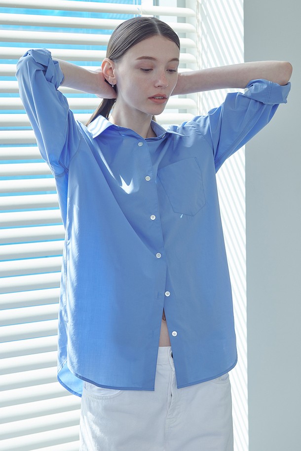 STUDIO SÉCANTE - 셔츠 - LIBERTY Shirt (Ocean Blue)