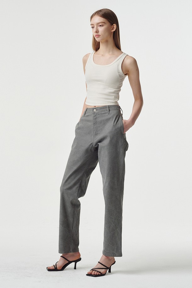 STUDIO SÉCANTE - 데님 - ESSENTIAL Paper Denim (Ash Grey)