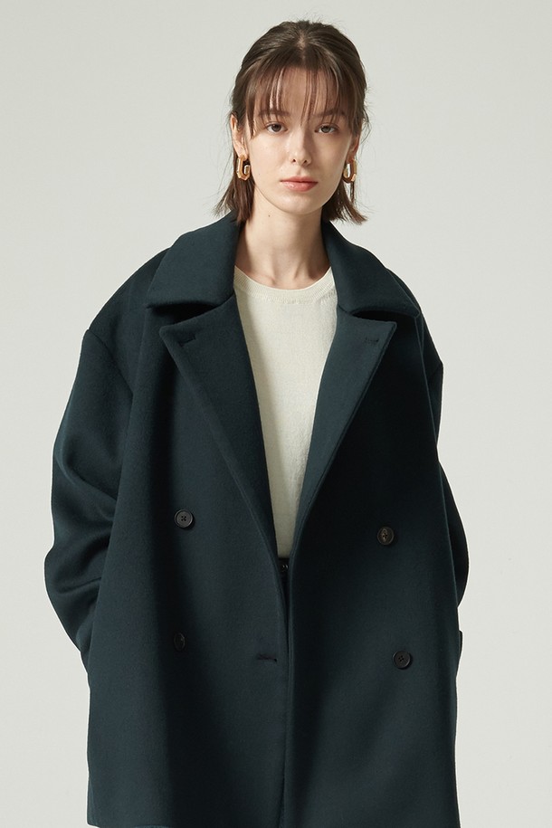 STUDIO SÉCANTE - 코트 - SAINT Cashmere Coat (Shadow of Forest)