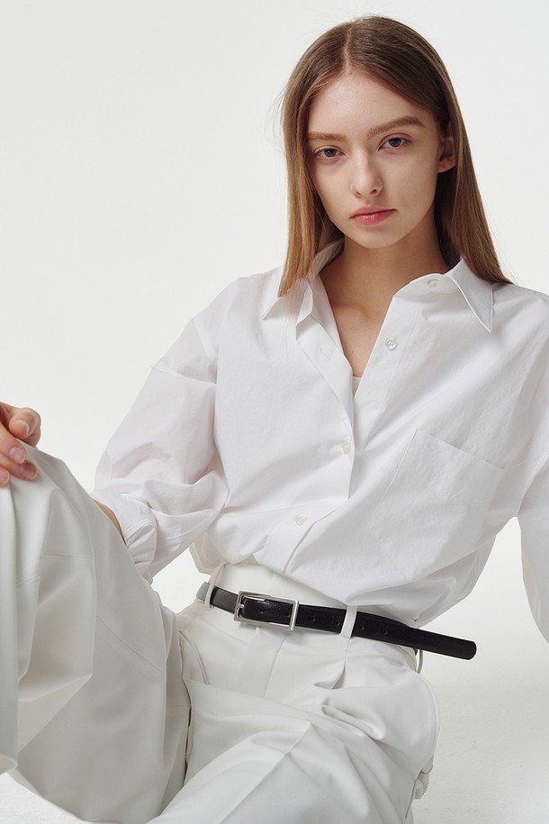 STUDIO SÉCANTE - 셔츠 - LEN Shirt (White Flower)