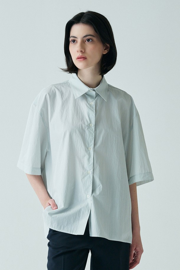 STUDIO SÉCANTE - 셔츠 - VENTUS Shirt (Soul Grey)