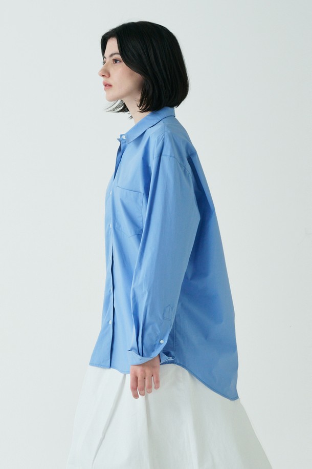 STUDIO SÉCANTE - 셔츠 - LIBERTY Shirt (Ocean Blue)