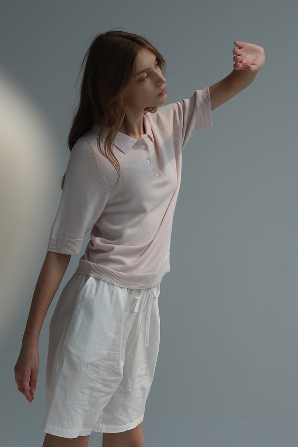 STUDIO SÉCANTE - 스웨터 - PSYCHE Merino Wool 100% Knit (Pink Swan)