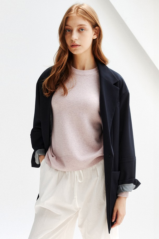 STUDIO SÉCANTE - 스웨터 - VERONA Cashmere Knit (Melange Pink)