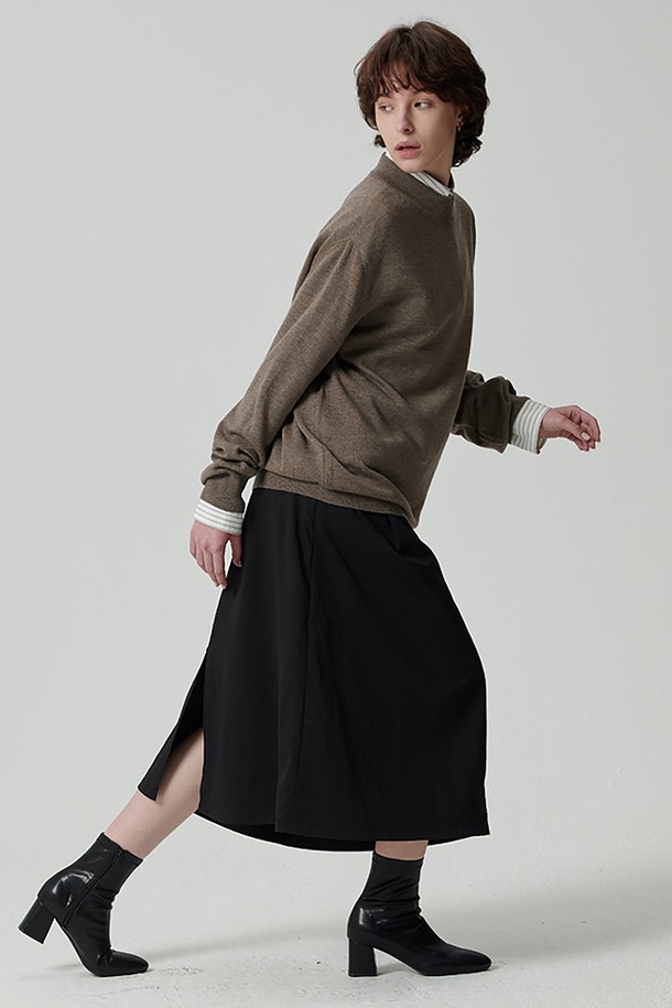 STUDIO SÉCANTE - 스웨터 - FREYA Merino Wool Knit (Sierra Brown)